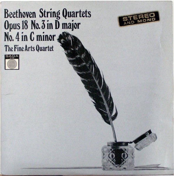 Ludwig van Beethoven - The Fine Arts Quartet - String Quartets Opus 18: No. 3 In D Major / No. 4 In C Minor - laurelcanyonvinyl