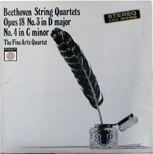 Ludwig van Beethoven - The Fine Arts Quartet - String Quartets Opus 18: No. 3 In D Major / No. 4 In C Minor - laurelcanyonvinyl