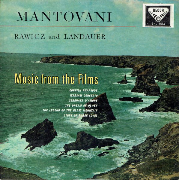 Mantovani, Marjan Rawicz And Walter Landauer - Music From The Films - laurelcanyonvinyl