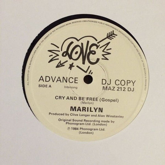 Marilyn - Cry And Be Free - laurelcanyonvinyl