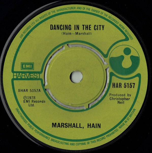 Marshall Hain - Dancing In The City - laurelcanyonvinyl