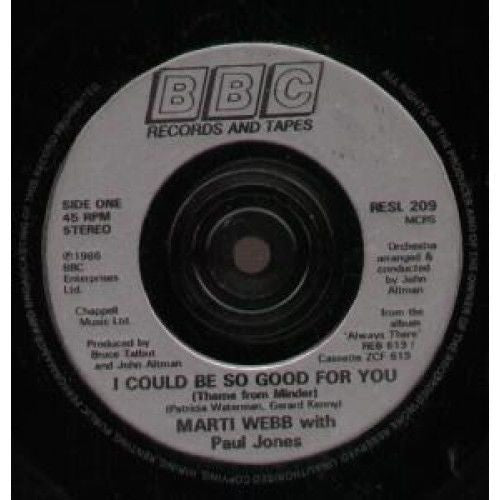 Marti Webb With Paul Jones - I Could Be So Good For You - laurelcanyonvinyl