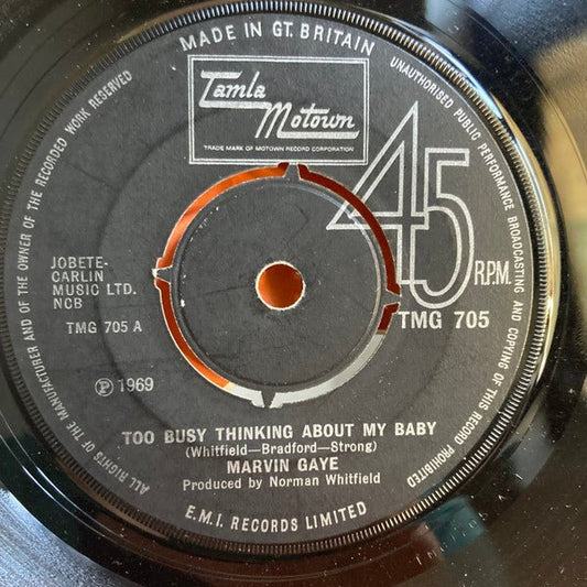 Marvin Gaye - Too Busy Thinking About My Baby - laurelcanyonvinyl