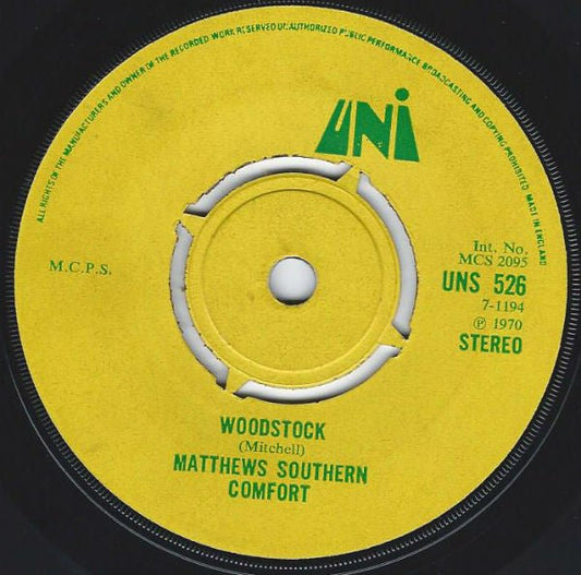 Matthews' Southern Comfort - Woodstock - laurelcanyonvinyl