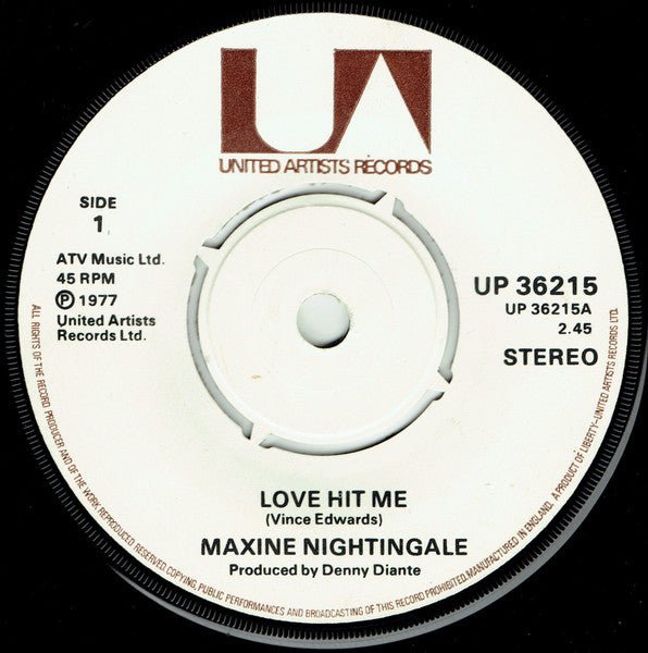 Maxine Nightingale - Love Hit Me - laurelcanyonvinyl