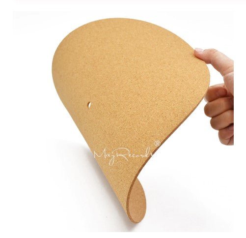 May Records 100% Natural Cork 12" Turntable Platter Mat - laurelcanyonvinyl