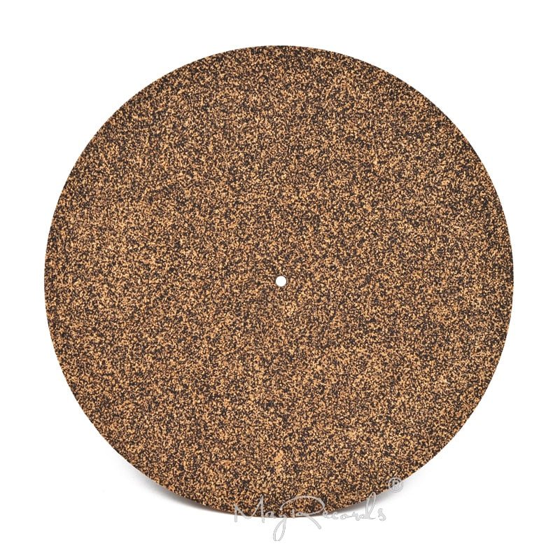 May Records 1mm Slimline Cork and Rubber 12" Platter Mat - laurelcanyonvinyl