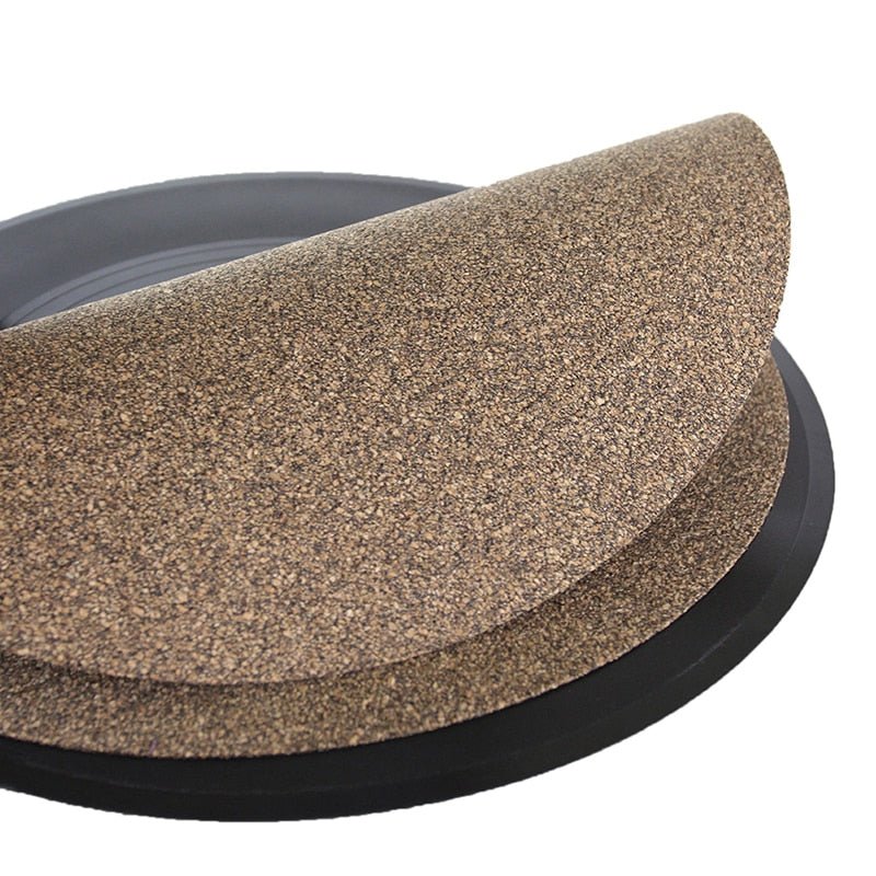 May Records 1mm Slimline Cork and Rubber 12" Platter Mat - laurelcanyonvinyl