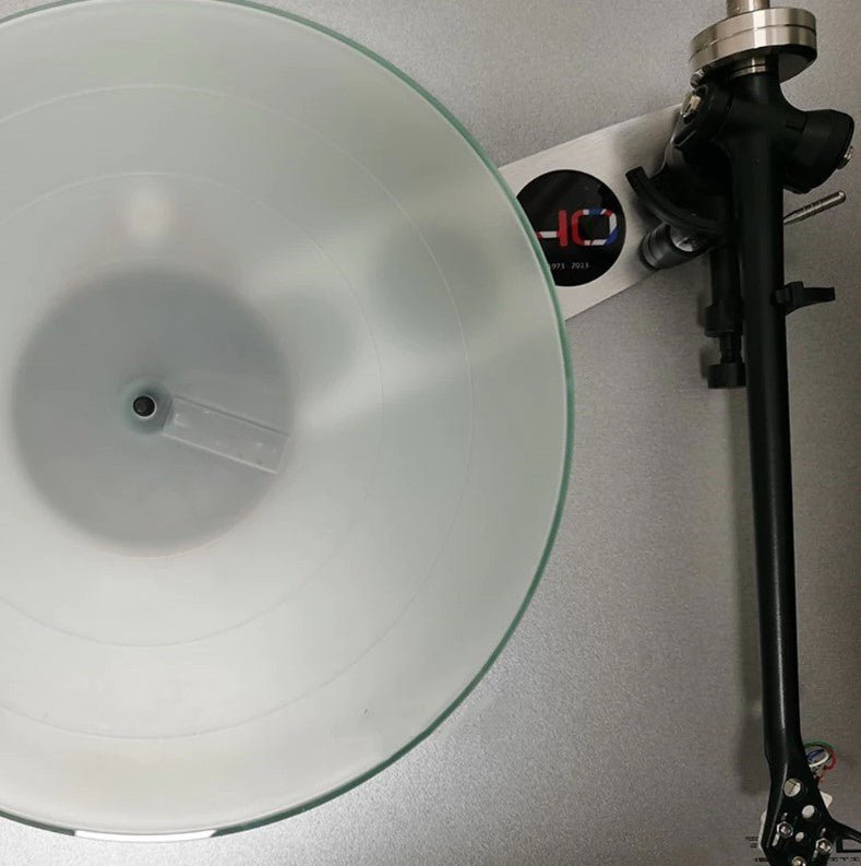 May Records 3mm Rubber 11" Turntable Mat w/ Label Recess CLEAR - laurelcanyonvinyl
