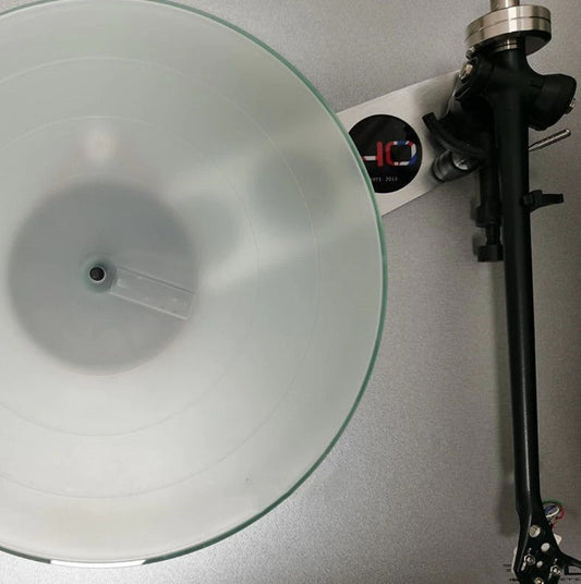 May Records 3mm Rubber 11" Turntable Mat w/ Label Recess CLEAR - laurelcanyonvinyl