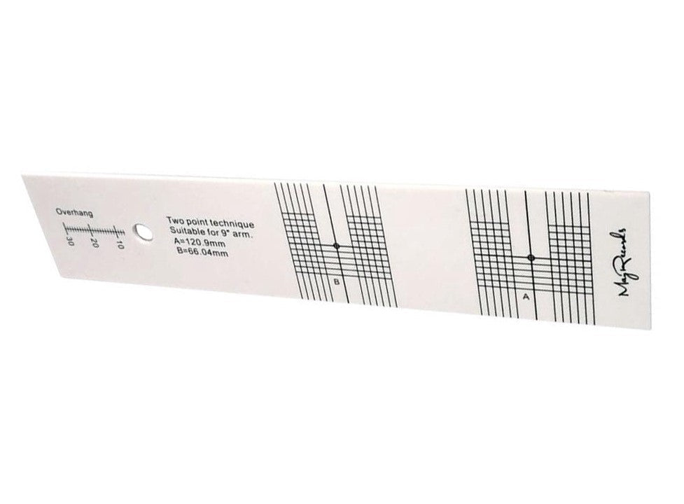 May Records Baerwald Turntable Alignment Protractor - laurelcanyonvinyl