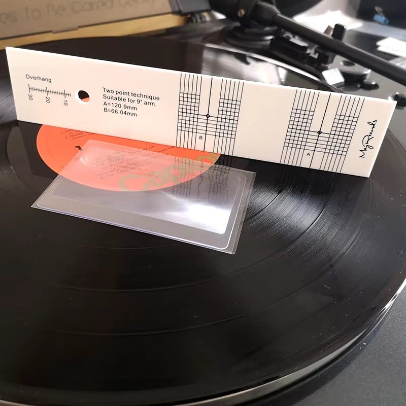 May Records Baerwald Turntable Alignment Protractor - laurelcanyonvinyl