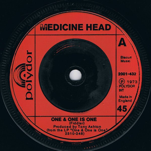Medicine Head (2) - One & One Is One - laurelcanyonvinyl