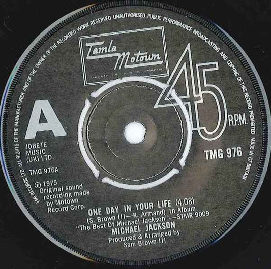 Michael Jackson - One Day In Your Life - laurelcanyonvinyl
