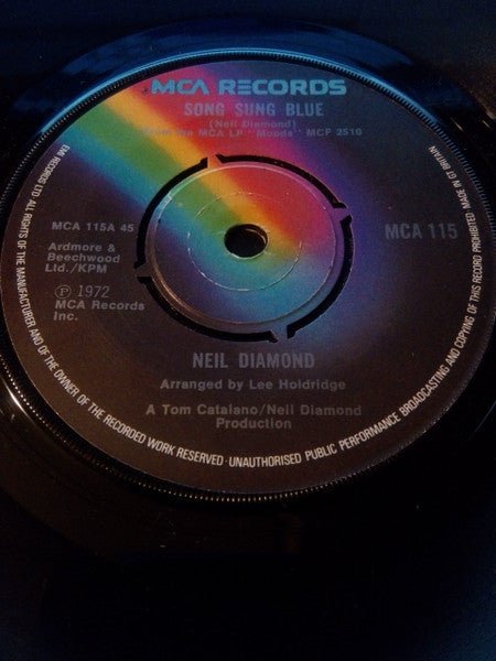 Neil Diamond - Song Sung Blue - laurelcanyonvinyl