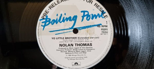 Nolan Thomas - Yo Little Brother - laurelcanyonvinyl