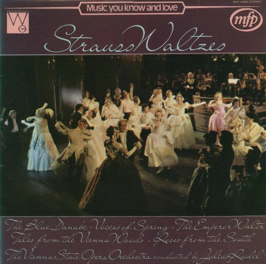 Orchester Der Wiener Staatsoper Conducted By Julius Rudel - Strauss Waltzes - laurelcanyonvinyl