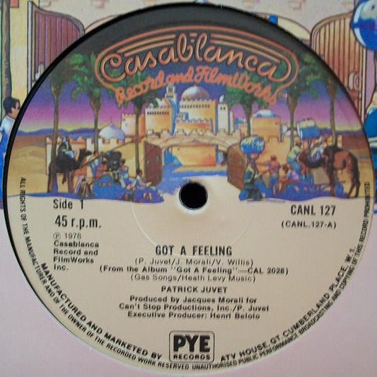 Patrick Juvet - Got A Feeling - laurelcanyonvinyl