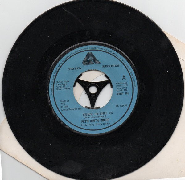 Patti Smith Group - Because The Night / God Speed - laurelcanyonvinyl