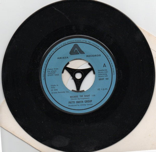 Patti Smith Group - Because The Night / God Speed - laurelcanyonvinyl
