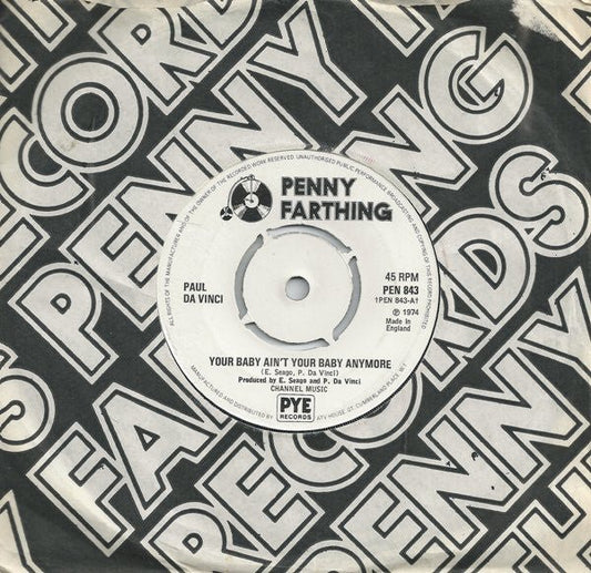 Paul Da Vinci - Your Baby Ain't Your Baby Anymore - laurelcanyonvinyl