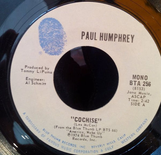 Paul Humphrey - Cochise / What's That Noise P.K.? - laurelcanyonvinyl