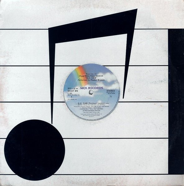Peabo Bryson - Music From The Original Motion Picture Soundtrack "D. C. Cab" - laurelcanyonvinyl