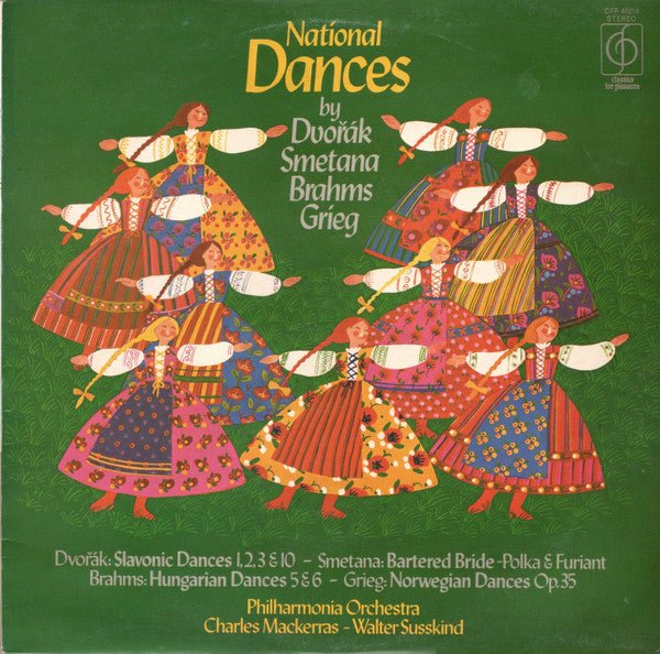 Philharmonia Orchestra, Antonín Dvořák, Bedřich Smetana, Johannes Brahms & Edvard Grieg - National Dances - laurelcanyonvinyl