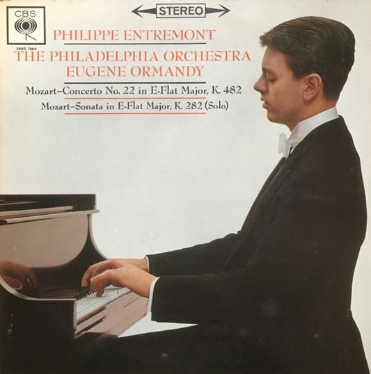 Philippe Entremont & Eugene Ormandy, The Philadelphia Orchestra - Mozart-Concerto No. 22 in E-Flat Major, K. 482 & Sonata in E-Flat Major, K.282 (Solo)Nr. 1 & Nr. 4 - laurelcanyonvinyl