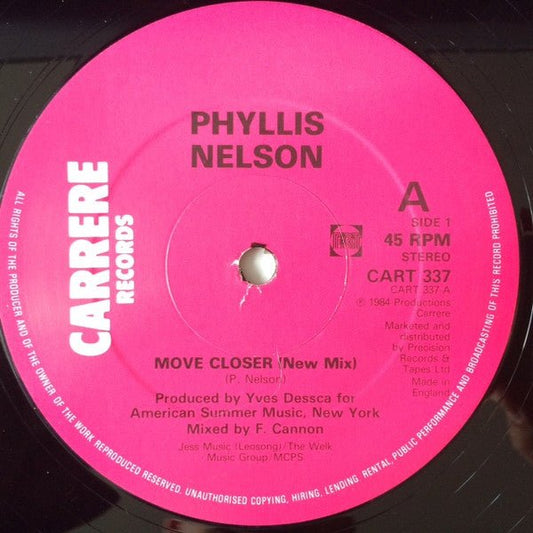 Phyllis Nelson - Move Closer (New Mix) - laurelcanyonvinyl