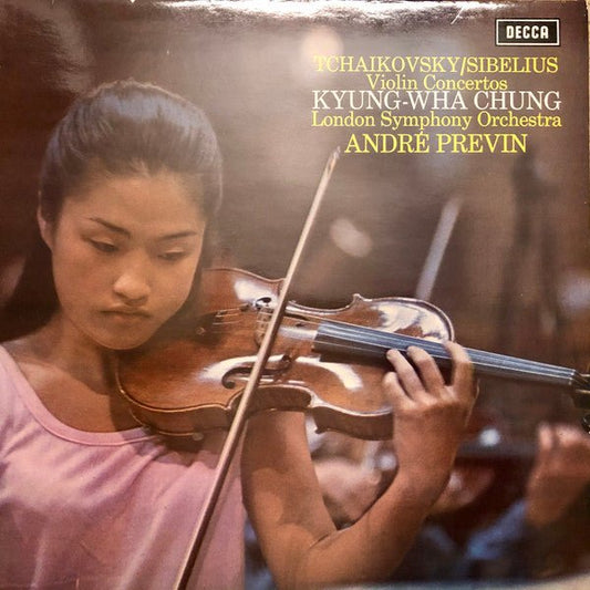 Pyotr Ilyich Tchaikovsky / Jean Sibelius, Kyung-Wha Chung, London Symphony Orchestra, André Previn - Violin Concertos - laurelcanyonvinyl