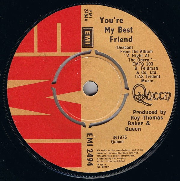 Queen - You're My Best Friend - laurelcanyonvinyl