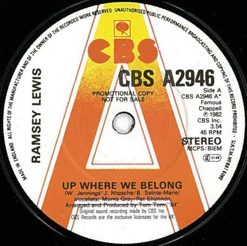 Ramsey Lewis - Up Where We Belong - laurelcanyonvinyl