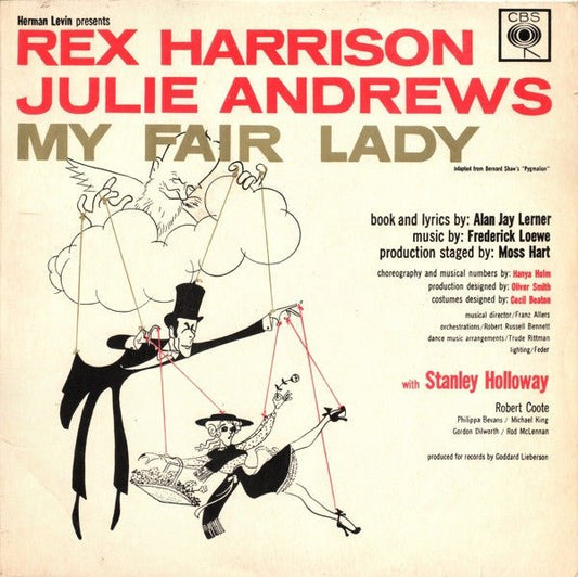 Rex Harrison, Julie Andrews With Stanley Holloway Music By Frederick Loewe - My Fair Lady - laurelcanyonvinyl