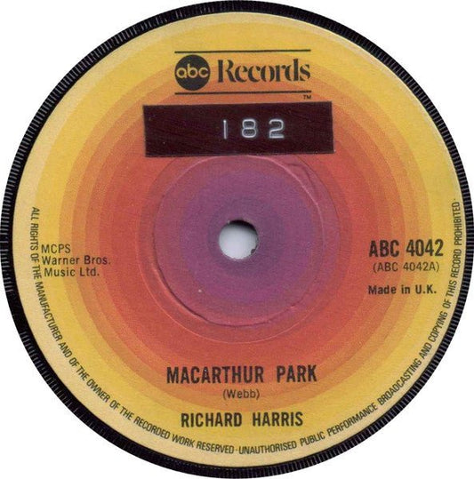 Richard Harris - MacArthur Park - laurelcanyonvinyl