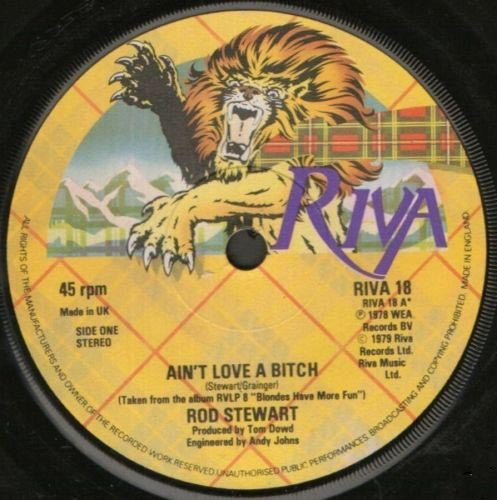 Rod Stewart - Ain't Love A Bitch - laurelcanyonvinyl
