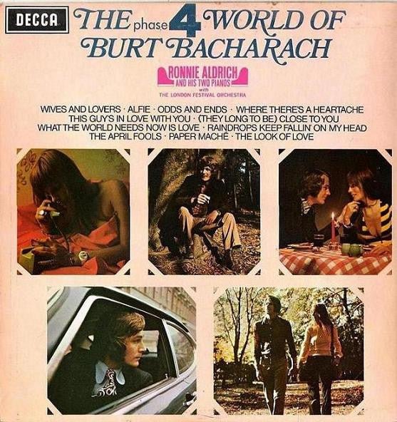 Ronnie Aldrich With The London Festival Orchestra - The World Of Burt Bacharach - laurelcanyonvinyl