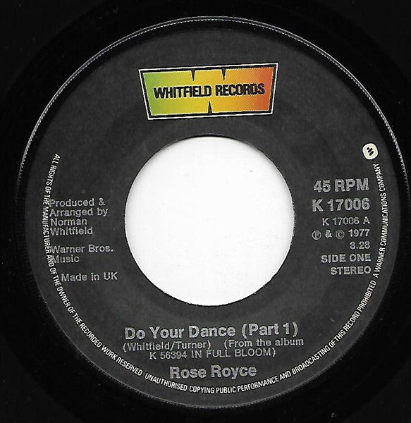 Rose Royce - Do Your Dance - laurelcanyonvinyl