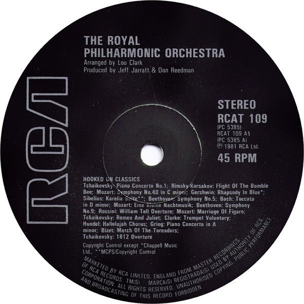 Royal Philharmonic Orchestra - Hooked On Classics - laurelcanyonvinyl