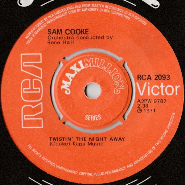 Sam Cooke - Twistin' The Night Away - laurelcanyonvinyl