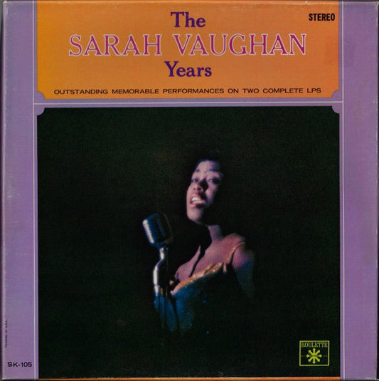 Sarah Vaughan - The Sarah Vaughan Years - laurelcanyonvinyl