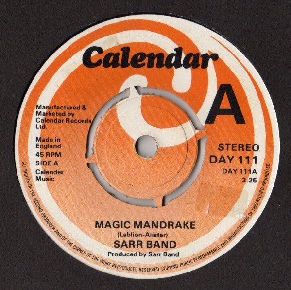 Sarr Band - Magic Mandrake - laurelcanyonvinyl
