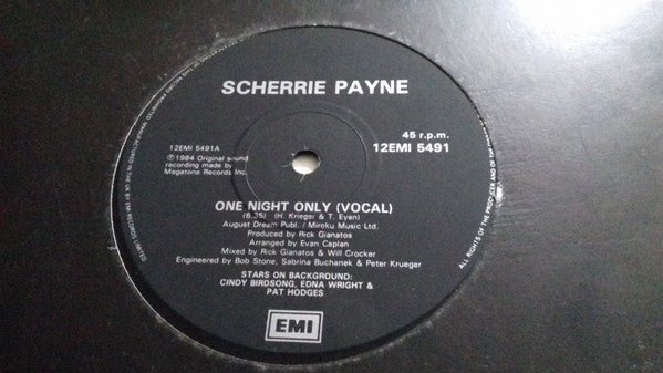 Scherrie Payne - One Night Only - laurelcanyonvinyl
