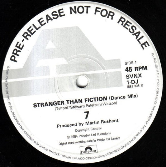 Seven (6) - Stranger Than Fiction - laurelcanyonvinyl