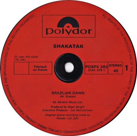 Shakatak - Brazilian Dawn / You Never Know - laurelcanyonvinyl