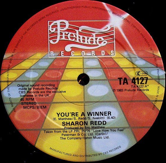 Sharon Redd - You're A Winner - laurelcanyonvinyl