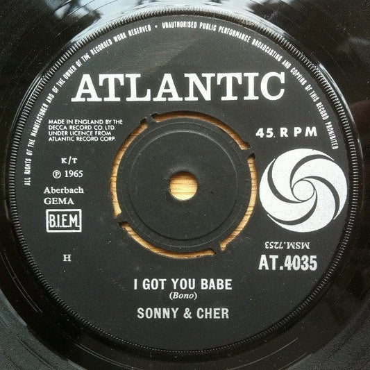Sonny & Cher - I Got You Babe - laurelcanyonvinyl