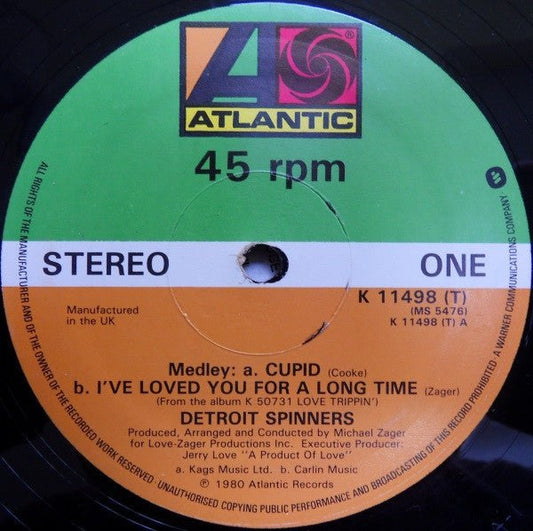 Spinners - Medley: Cupid / I've Loved You For A Long Time - laurelcanyonvinyl