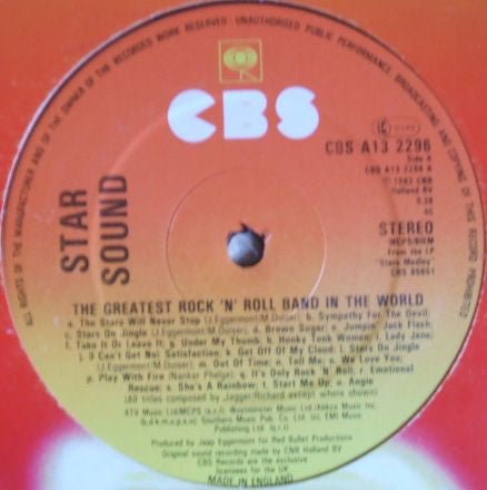 Stars On 45 - The Greatest Rock 'N Roll Band In The World / Beatles Medley - laurelcanyonvinyl