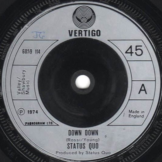 Status Quo - Down Down - laurelcanyonvinyl
